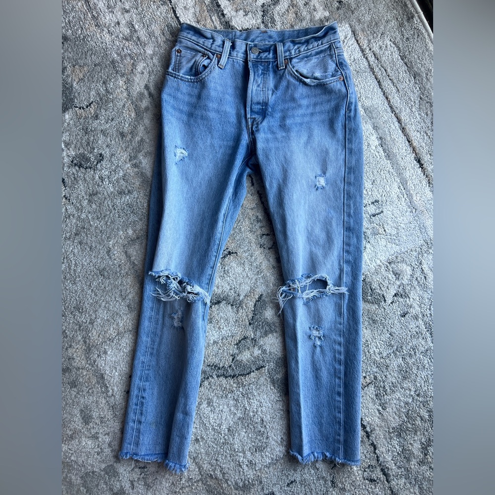 Levi’s 501 Light Blue Jeans